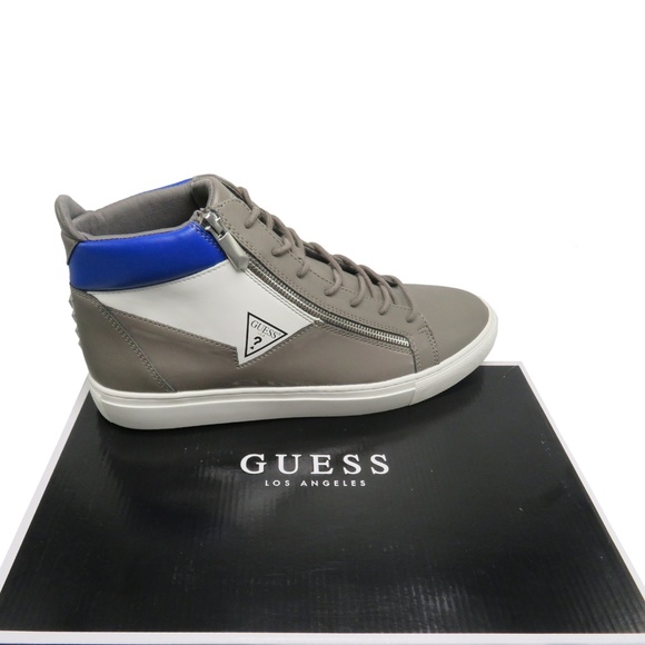 Guess BARI Colorblock Logo High-Top Sneakers - Picture 7 of 7